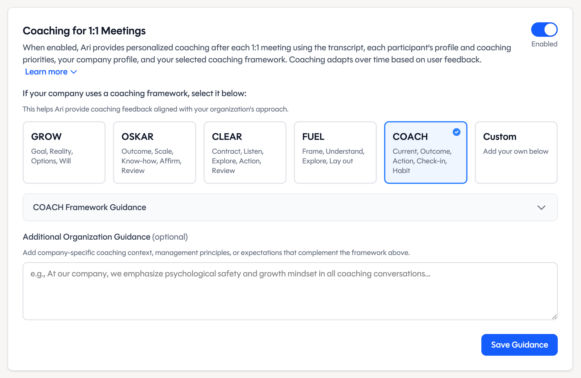 Coaching at Scale