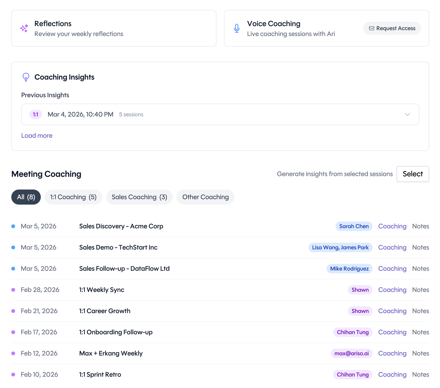 AI Coaching